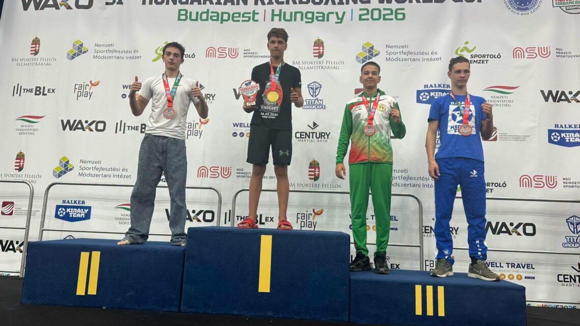 „Златните момчета“ с медали от Световната купа по кикбокс в Унгария