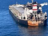 Изоставеният кораб EMIL е бил поразен от дрон край Одеса и дрейфува към българските води (СНИМКИ)