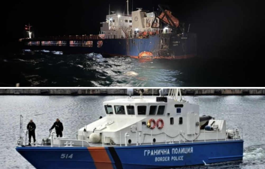 ( ВИДЕО) Корабът „Бургас“ спаси 15 моряци от „Челси-3“ в Черно море