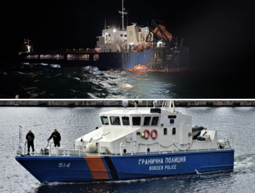 ( ВИДЕО) Корабът „Бургас“ спаси 15 моряци от „Челси-3“ в Черно море